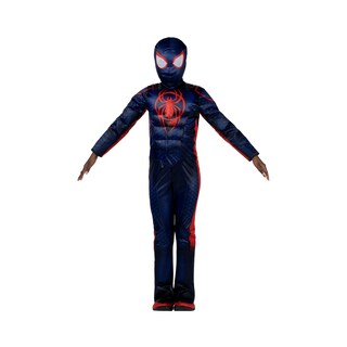 Foto 4 | Foto 4 | Disfraz Jazwares Marvel Spider-man Miles Morales Youth Blue - Venta Internacional.
