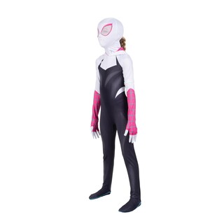 Foto 4 | Foto 4 | Disfraz Jazwares Spider-gwen Oficial Para Jóvenes De Zentai Halloween - Venta Internacional.
