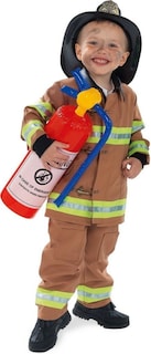 Foto 1 | Foto 1 | Chaqueta Y Pantalones De Bombero Costume Rubie's Child, Color Canela - Venta Internacional.