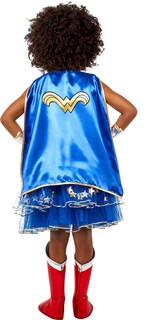 Foto 3 | Foto 3 | Vestido Tutú Dc Wonder Woman De Costume Rubie's Para Niña Con Capa Pequeña - Venta Internacional.