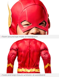 Foto 2 | Foto 2 | Disfraz De Superhéroe Rubie's The Flash Deluxe Para Niños Y Niños - Venta Internacional.