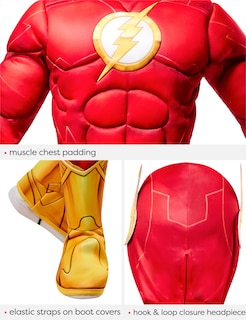 Foto 3 | Foto 3 | Disfraz De Superhéroe Rubie's The Flash Deluxe Para Niños Y Niños - Venta Internacional.