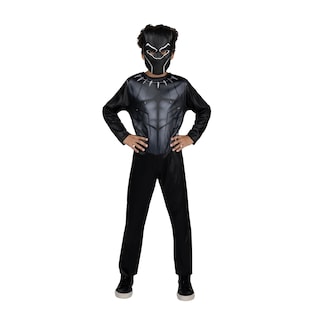 Foto 2 | Foto 2 | Disfraz Oficial De Jazwares Black Panther Para Jóvenes Con Máscara De Plástico - Venta Internacional.