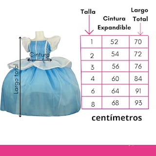 Foto 6 | Foto 6 | Disfraz Princesa Cenicienta + Faldilla + Guantes