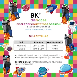 Foto 3 | Foto 3 | Un Disfraz Inflable Toda Ocasión Bdk-cohetes