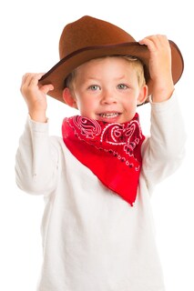 Foto 2 | Foto 2 | Sombrero Vaquero Aeromax Junior Con Bandana Marrón - Venta Internacional.