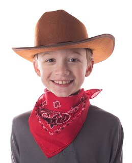 Foto 4 | Foto 4 | Sombrero Vaquero Aeromax Junior Con Bandana Marrón - Venta Internacional.