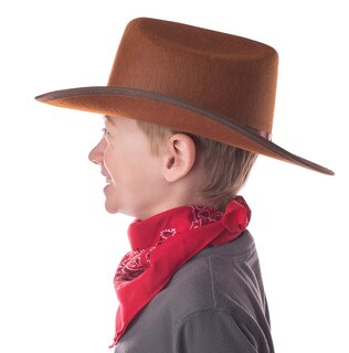 Foto 6 | Foto 6 | Sombrero Vaquero Aeromax Junior Con Bandana Marrón - Venta Internacional.