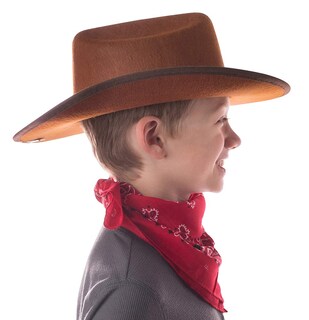 Foto 7 | Foto 7 | Sombrero Vaquero Aeromax Junior Con Bandana Marrón - Venta Internacional.