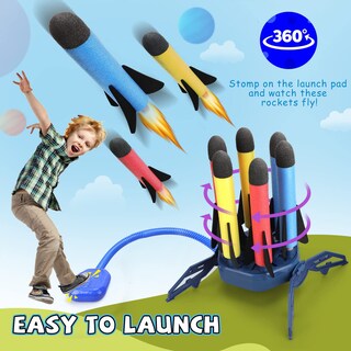 Foto 5 | Foto 5 | Rocket Launcher Toy Life Toy Para Niños Con 6 Cohetes De Espuma - Venta Internacional.