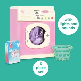 Foto 2 | Foto 2 | Lavadora de Juguete Casdon Pink Washer con Tambor Giratorio 3+ - Venta Internacional