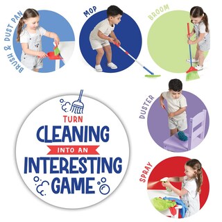 Foto 5 | Foto 5 | Set de Limpieza Play22 Kids de 12 Piezas para Niños - Venta Internacional