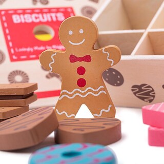 Foto 2 | Foto 2 | Venta Internacional - Juguete Caja de Galletas de Madera 16 Unidades