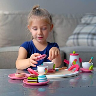 Foto 2 | Foto 2 | Set de Té de Madera Tea Party Fat Brain Toys para Niños -Venta Internacional