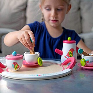 Foto 4 | Foto 4 | Set de Té de Madera Tea Party Fat Brain Toys para Niños -Venta Internacional