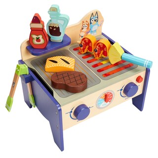 Foto 3 | Foto 3 | Juego De Barbacoa Y Ensalada De Madera Playset Bluey De 33 Piezas Para Niños Mayores De 3 Años - Venta Internacional.