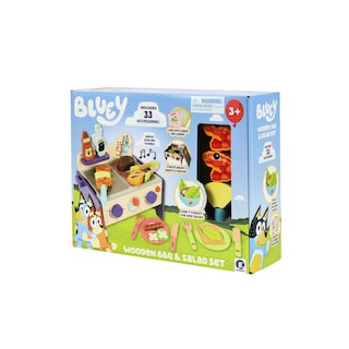 Foto 5 | Foto 5 | Juego De Barbacoa Y Ensalada De Madera Playset Bluey De 33 Piezas Para Niños Mayores De 3 Años - Venta Internacional.