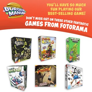 Foto 6 | Foto 6 | Juego Fotorama Burger Mania Sizzling Build-a-burger Desde Hace Más De 6 Años - Venta Internacional.