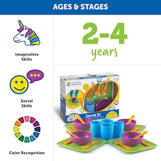 Foto 5 | Foto 5 | Set De Platos Learning Resources ¡new Sprouts Serve It! 24 Piezas - Venta Internacional.