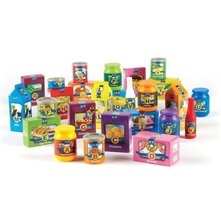 Foto 1 | Foto 1 | Juego De Simulación Recursos De Aprendizaje Sobre Comida De La A A La Z Alphabet Groceries - Venta Internacional.