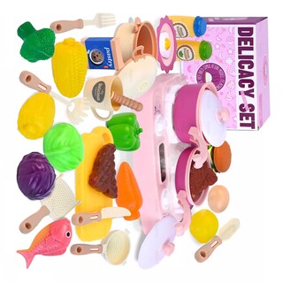 Foto 3 | Foto 3 | Juguete De Cocina Para Niños Luz Sonido Agua Vapor Spray 29 Pcs Violeta