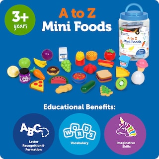 Foto 5 | Foto 5 | Play Food Set Learning Resources A To Z Mini Foods Kids - Venta Internacional.