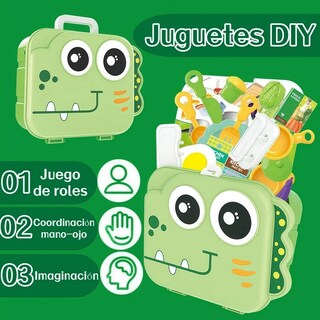 Foto 3 | Foto 3 | ''juguetes De Cocina Para Niños Cajas De Juguetes Verde ''
