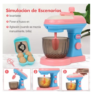 Foto 2 | Foto 2 | Juguetes De Cocina Postres Licuadora De Juguete Regalos Colores