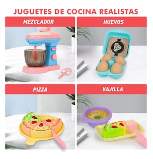 Foto 5 | Foto 5 | Juguetes de Cocina Postres Licuadora para Niños