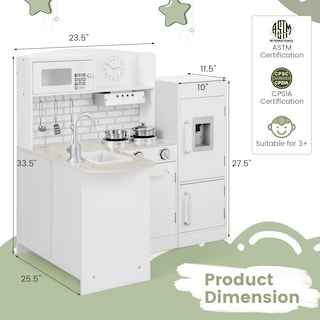 Foto 6 | Foto 6 | Cocina Playset Costzon Kids 8 en 1 De Madera- Venta Internacional