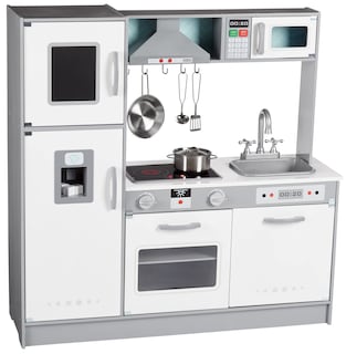 Foto 1 | Foto 1 | Juego De Cocina De Juguete Amazon Basics Para Niños, Vertical, De Madera - Venta Internacional.