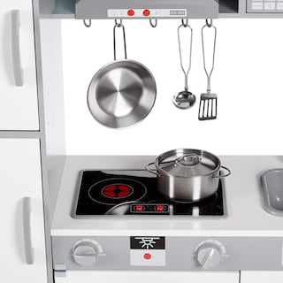 Foto 3 | Foto 3 | Juego De Cocina De Juguete Amazon Basics Para Niños, Vertical, De Madera - Venta Internacional.