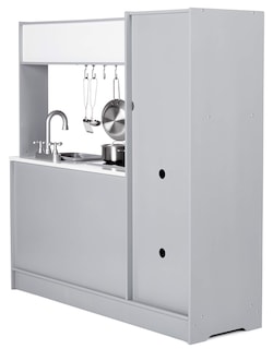 Foto 5 | Foto 5 | Juego De Cocina De Juguete Amazon Basics Para Niños, Vertical, De Madera - Venta Internacional.