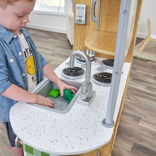 Foto 4 | Foto 4 | Play Kitchen Kidkraft Uptown De Madera Natural Con Accesorios - Venta Internacional.