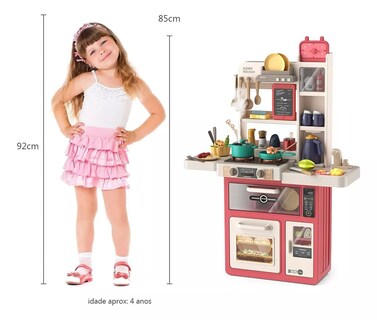 Foto 7 | Foto 7 | Cocinita Infantil Beibegood Spray Modern Kitchen Am070 49 Pz