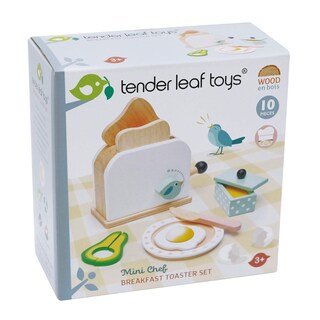Foto 3 | Foto 3 | Set Tostador De Desayuno Tender Leaf Toys Mini Chef, 10 Unidades - Venta Internacional.