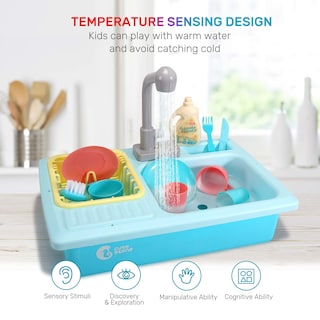 Foto 2 | Foto 2 | Juguete Para Fregadero De Cocina Con Diseño De Piedra Que Cambia De Color Con Agua Corriente - Venta Internacional.