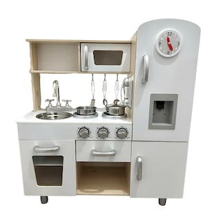 Foto 1 | Foto 1 | Cocina Infantil Moderna de Juguete Madera Color Blanco con Beige
