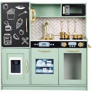 Foto 1 | Foto 1 | Juego De Simulación De Madera Toy Kitchen Best Choice Products Con Accesorios - Venta Internacional.