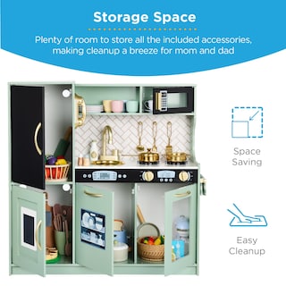 Foto 6 | Foto 6 | Juego De Simulación De Madera Toy Kitchen Best Choice Products Con Accesorios - Venta Internacional.