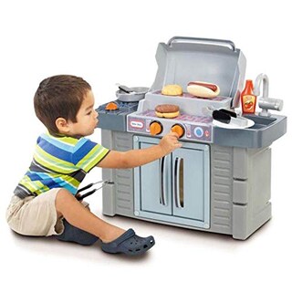 Foto 6 | Foto 6 | Parrilla De Barbacoa Toy Little Tikes Cook 'n Grow, Gris, Para Niños - Venta Internacional.