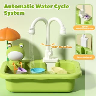Foto 3 | Foto 3 | Juguetes De Cocina Con Grifo En Forma De Piedra Para Jugar, Con Agua Corriente - Venta Internacional.