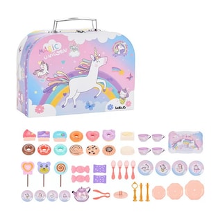 Foto 1 | Foto 1 | Juguete De Cocina Juego De Té Para Niños Con Pastel De Jugue Fantasy Unicornio