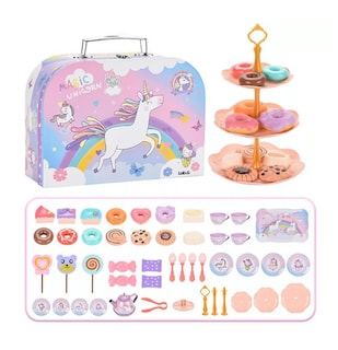 Foto 3 | Foto 3 | Juguete De Cocina Juego De Té Para Niños Con Pastel De Jugue Fantasy Unicornio