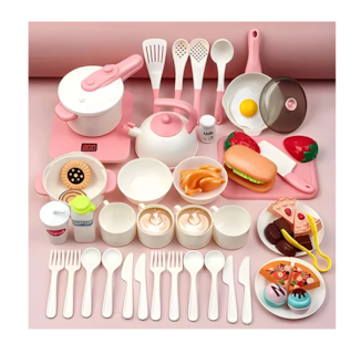 Foto 5 | Foto 5 | Kit de Juguetes de Cocina para Niña Utensilios con Sonido 55 Piezas