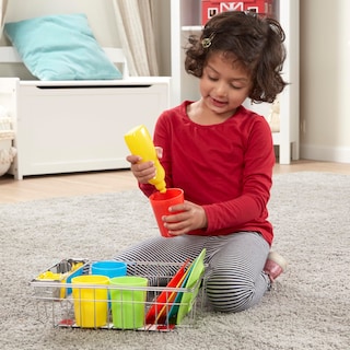 Foto 5 | Foto 5 | Juego de Platos de Juguete Melissa & Doug Multicolor 24 Piezas - Venta Internacional
