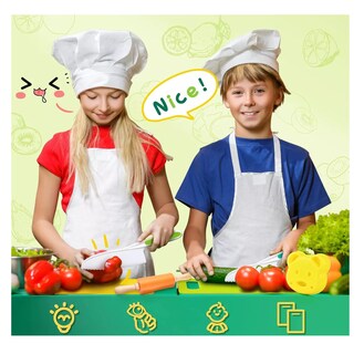 Foto 4 | Foto 4 | Juego De Cuchillos Belug De Cocina Seguros Para Niños 34 Pzs Rosa Colores