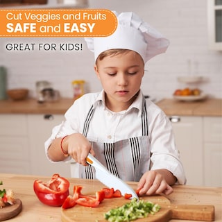 Foto 5 | Foto 5 | Juego De Cuchillos Zulay Kids De 3 Piezas Para Cocinar Y Hornear Naranjas De Verdad - Venta Internacional.