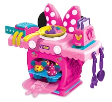 Set De Cocina Disney Junior Minnie Mouse Deluxe Con Masa Blanda - Venta Internacional.