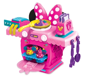 Foto 1 | Foto 1 | Set De Cocina Disney Junior Minnie Mouse Deluxe Con Masa Blanda - Venta Internacional.